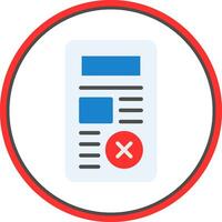 Delete Vector Icon Design