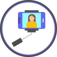 Selfie stick Vector Icon Design