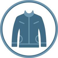 Leather jacket Vector Icon Design