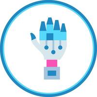 Robot hand Vector Icon Design
