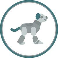 Robot dog Vector Icon Design