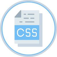 Css File Format Vector Icon Design