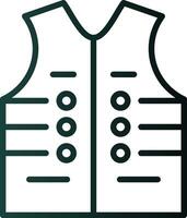 Vest Vector Icon Design