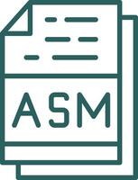 Asm Vector Icon Design