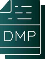 Dmp File Format Vector Icon Design