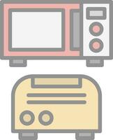 Kitchen appliance Vector Icon Design