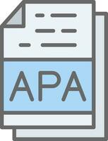 Apa Vector Icon Design