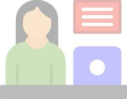 Blogger Vector Icon Design