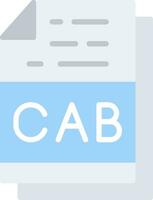 CAB File Format Vector Icon Design