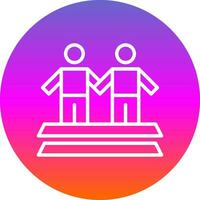 Crossing Vector Icon Design