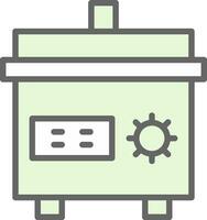 Slow cooker Vector Icon Design