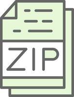 Zip Vector Icon Design