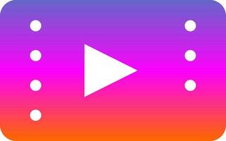 Video player Vector Icon Design