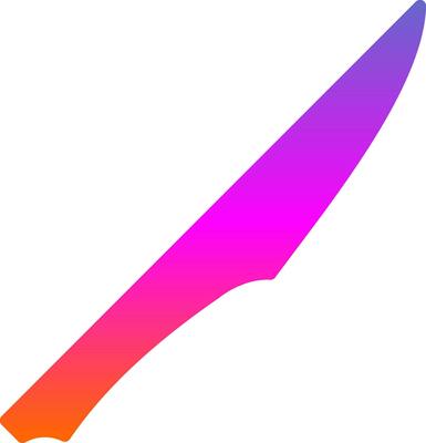 Boning knife Vector Icon Design