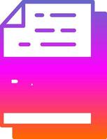 Pages File Format Vector Icon Design