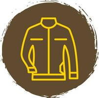 Leather jacket Vector Icon Design