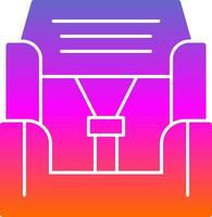 Car seat Vector Icon Design