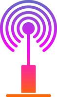 Radio antenna Vector Icon Design