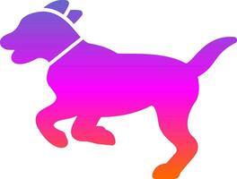 diseño de icono de vector de perro