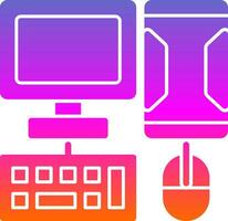 diseño de icono de vector de computadora