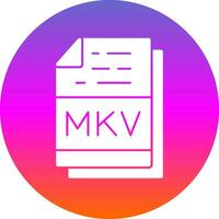 mkv vector icono diseño