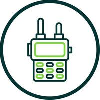 Walkie talkie Vector Icon Design