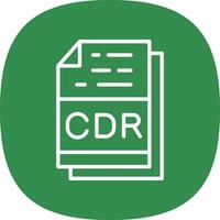 Cdr File Format Vector Icon Design