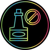 Alcohol ban Vector Icon Design