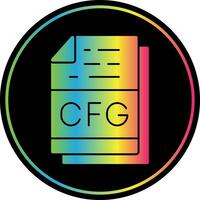 Cfg File Format Vector Icon Design
