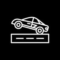 Drag racing Vector Icon Design