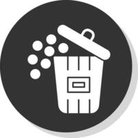 basura vector icono diseño