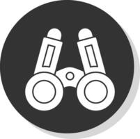 Binoculars Vector Icon Design