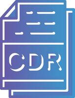 Cdr File Format Vector Icon Design