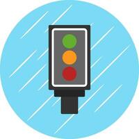 Traffic light Vector Icon Design