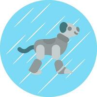 Robot dog Vector Icon Design