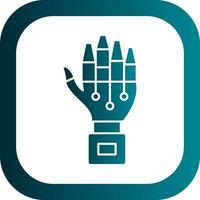 Robot hand Vector Icon Design