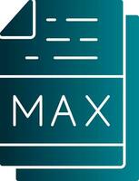max archivo formato vector icono diseño
