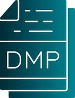 Dmp File Format Vector Icon Design