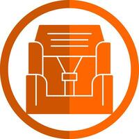 Car seat Vector Icon Design