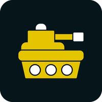 Tank Vector Icon Design