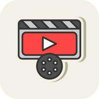 Video Vector Icon Design