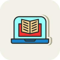 Digital book Vector Icon Design