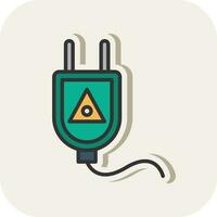 Plug Vector Icon Design