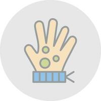 Glove Vector Icon Design