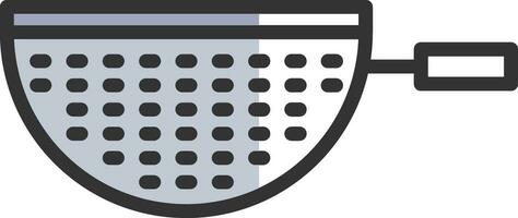 Strainer Vector Icon Design