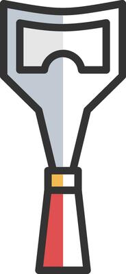 Bottle opener Vector Icon Design