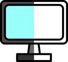 diseño de icono de vector de monitor