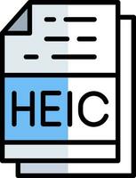 Heic Vector Icon Design