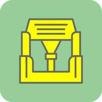 Car seat Vector Icon Design