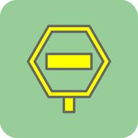 Road sign Vector Icon Design